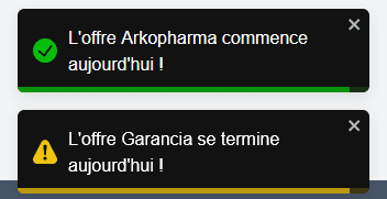 Aperçu du dashboard PromoSync